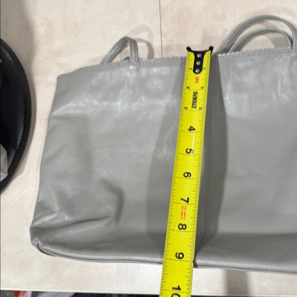 Latico Elegant Gray Leather Tote - Picture 3 of 16